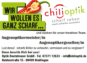 Stellenanzeige chilioptik